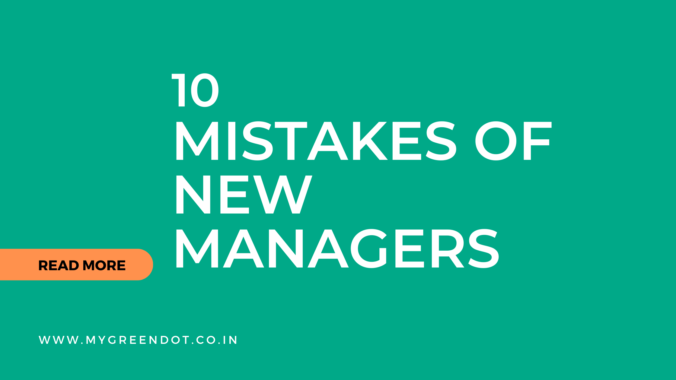 mistakes new managers make