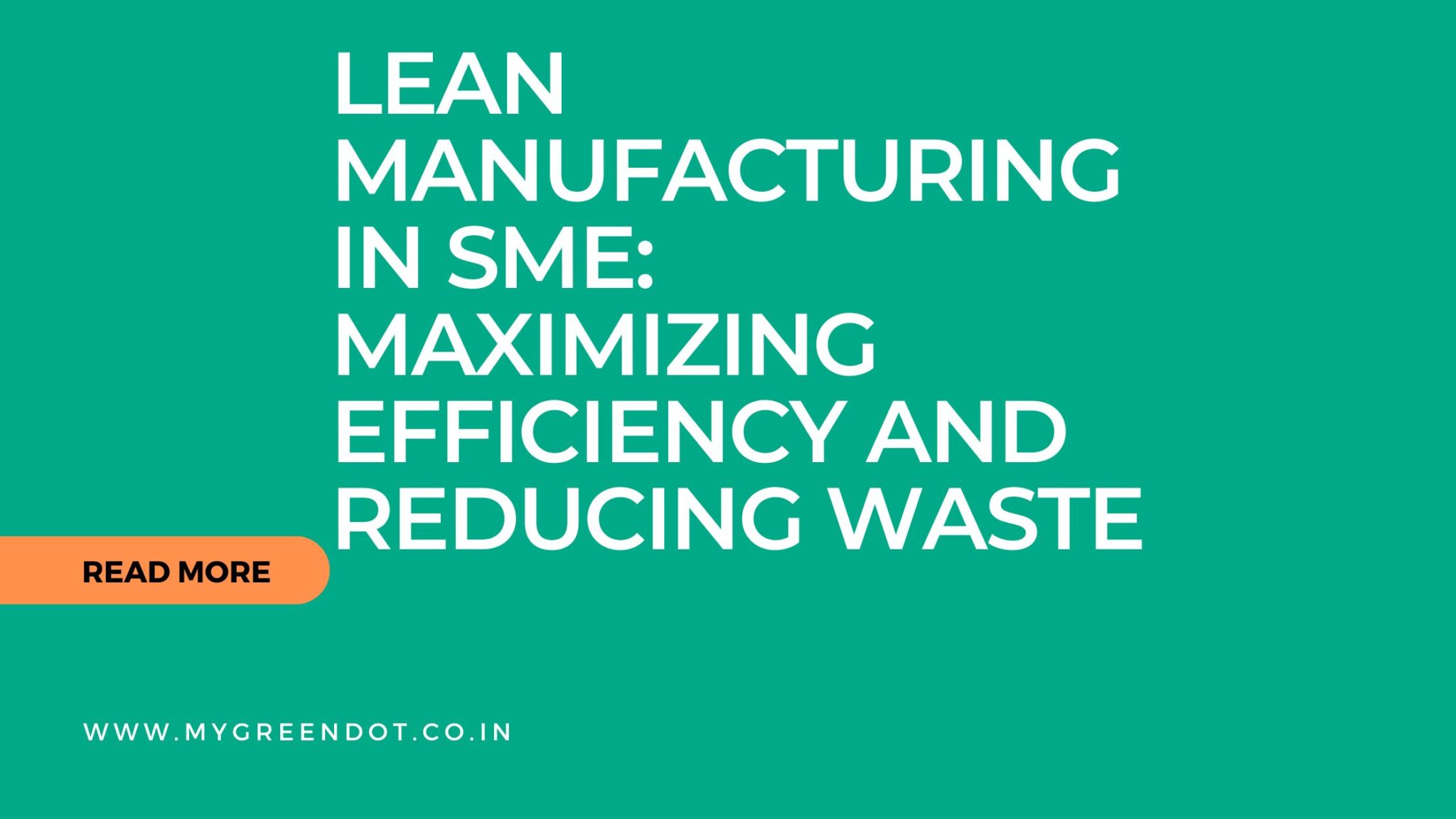 Lean Manufacturing in SME
