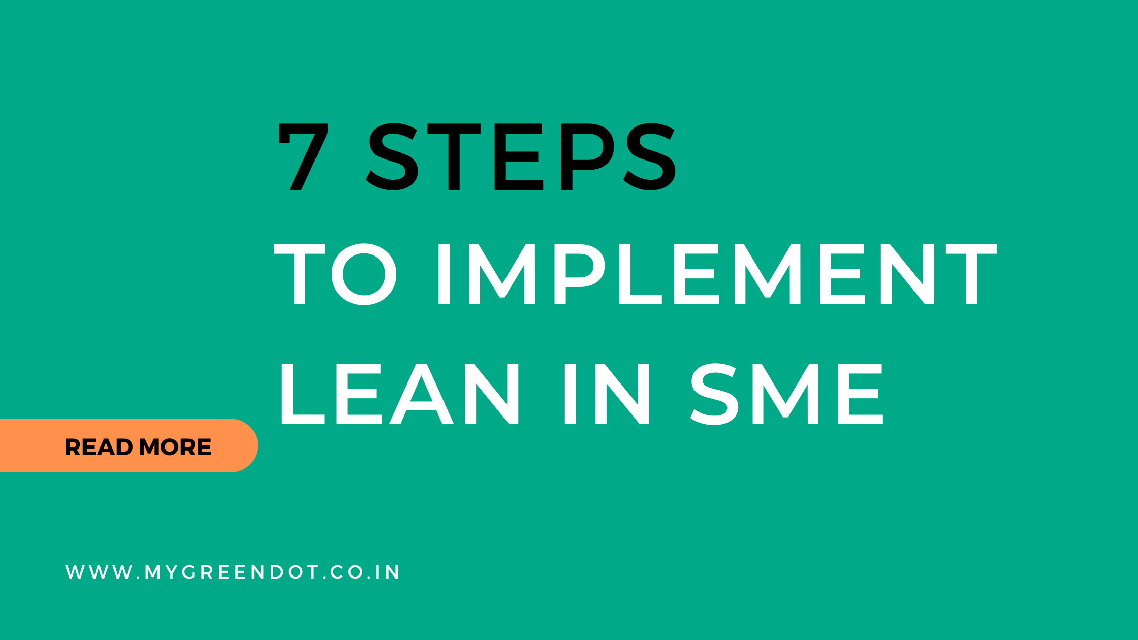 Lean Manufacturing in Small Company