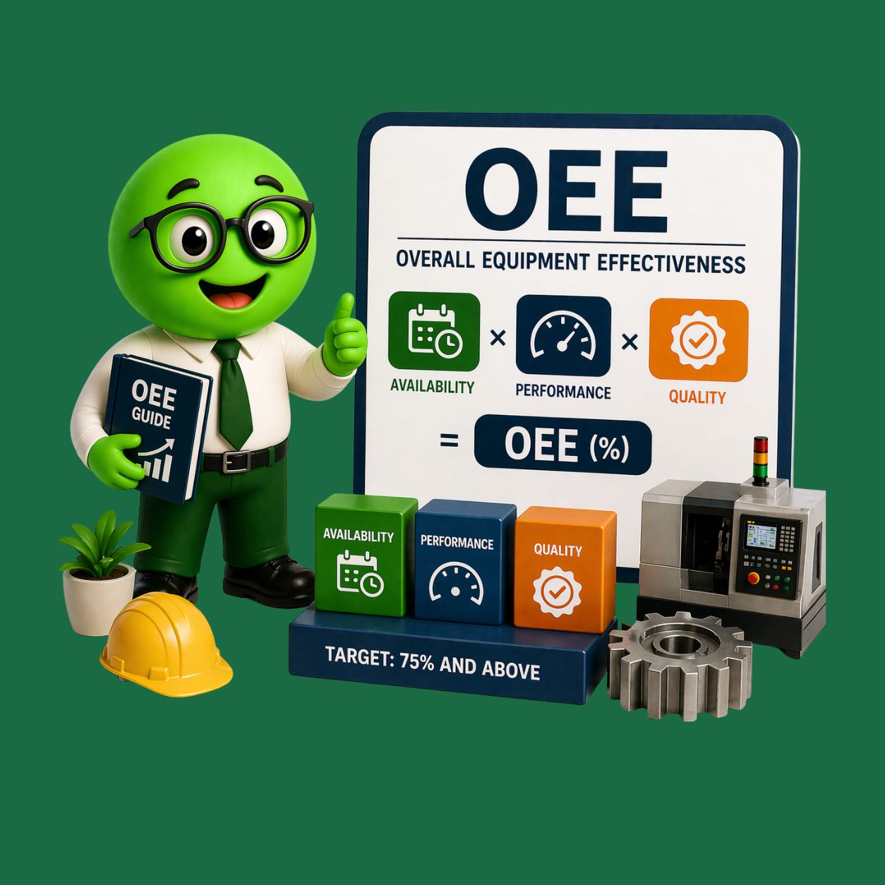 OEE — Overall Equipment Effectiveness: How to Calculate It, What Score to Target, and How to Improve It in Indian Factories