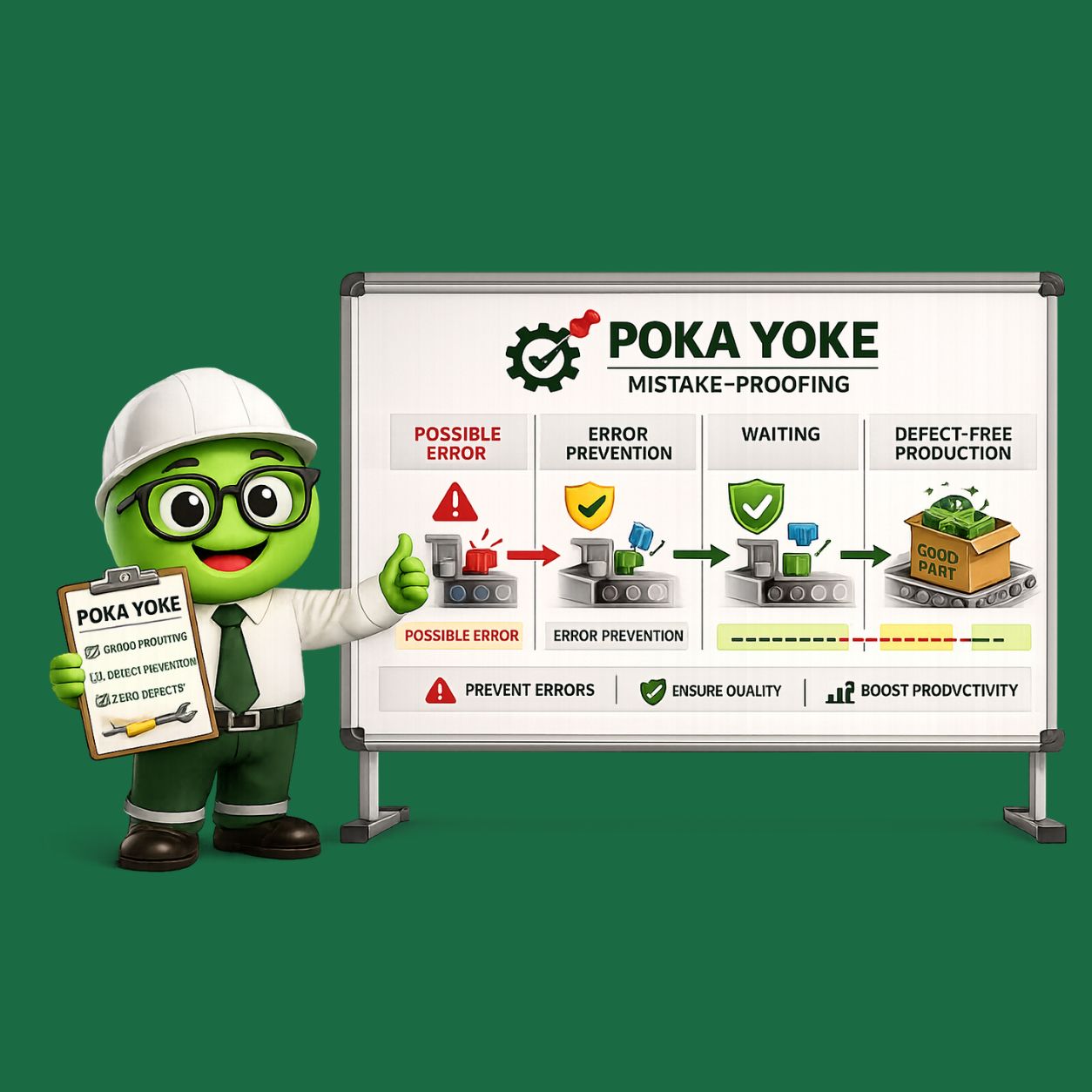 Poka Yoke — Mistake-Proofing: How to Eliminate Defects at the Source in Indian Manufacturing Plants