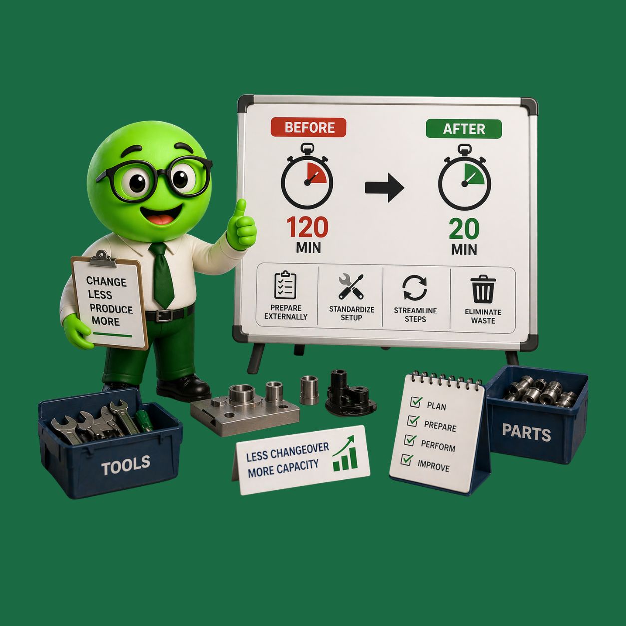 SMED: How to Slash Changeover Time and Unlock Hidden Capacity In Indian Manufacturing Plants