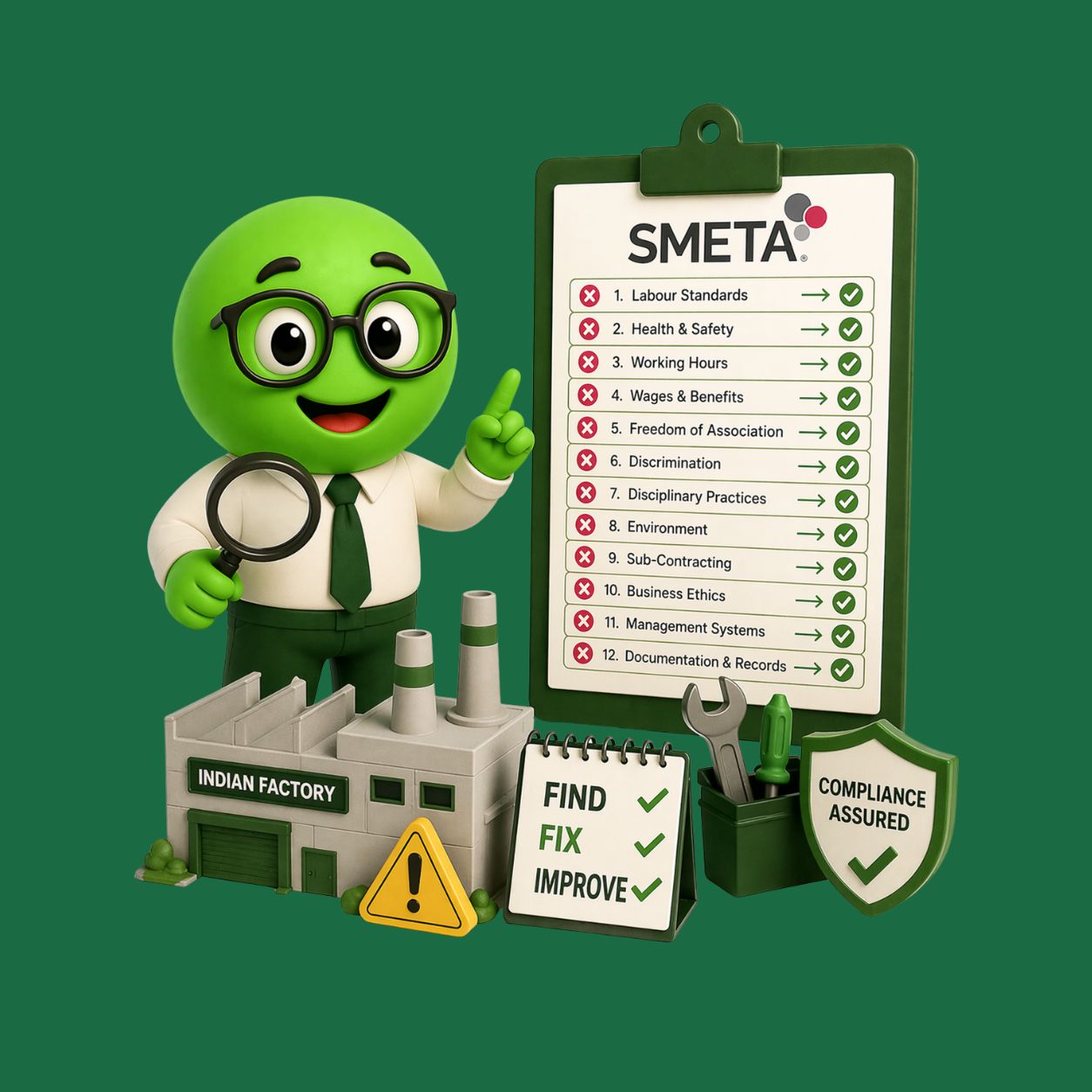 SMETA non conformances